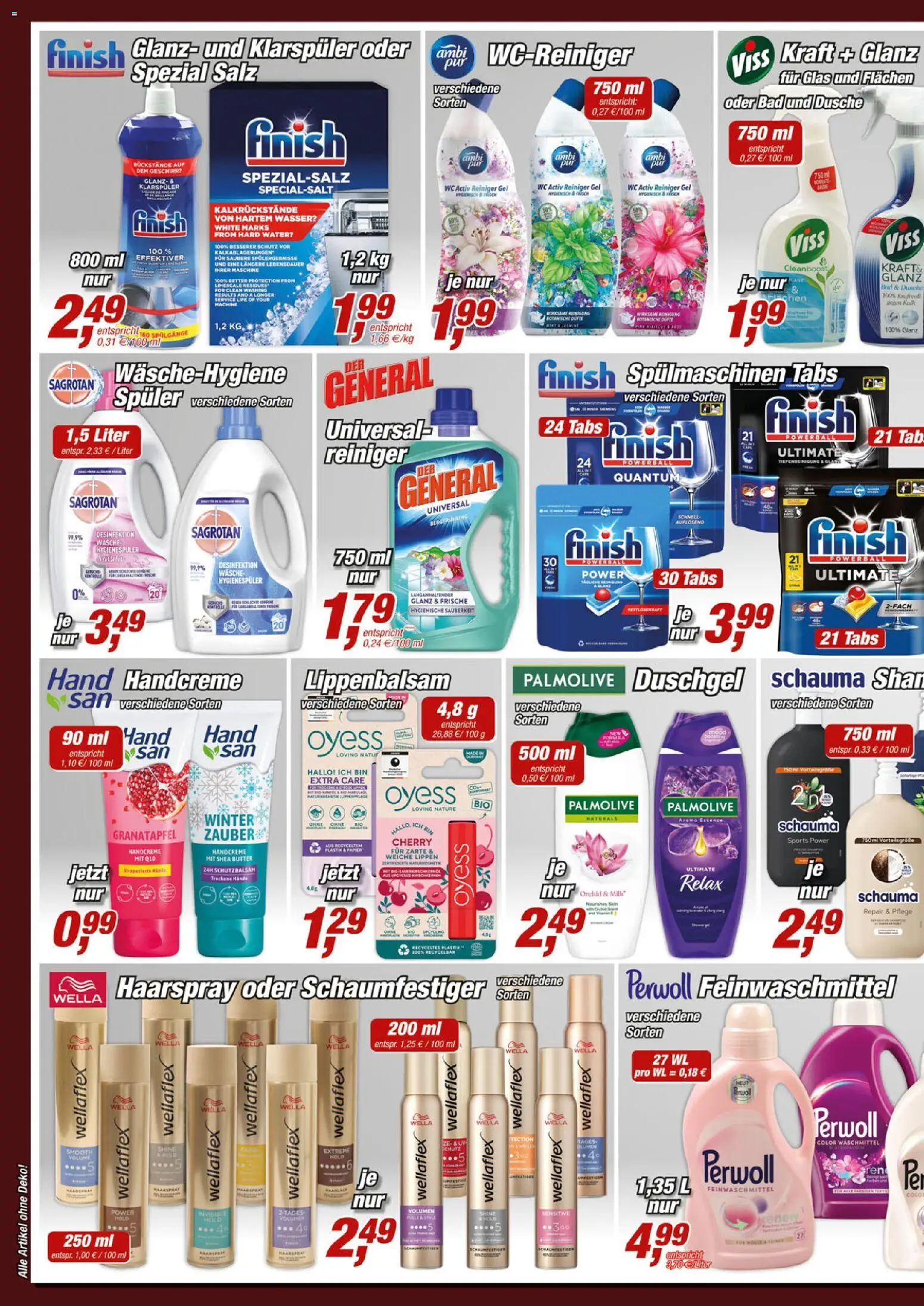 Posten Börse Prospekt – gültig ab 10.10.2026 | Seite: 4 | Produkte: Butter, Dusche, Finish, Lippenbalsam