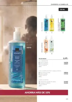 Vista previa Catálogo AVON campaña 10 válido desde el 01/10/2026 | Página: 175 | Productos: Orquídea, Limón, Vainilla, Ducha