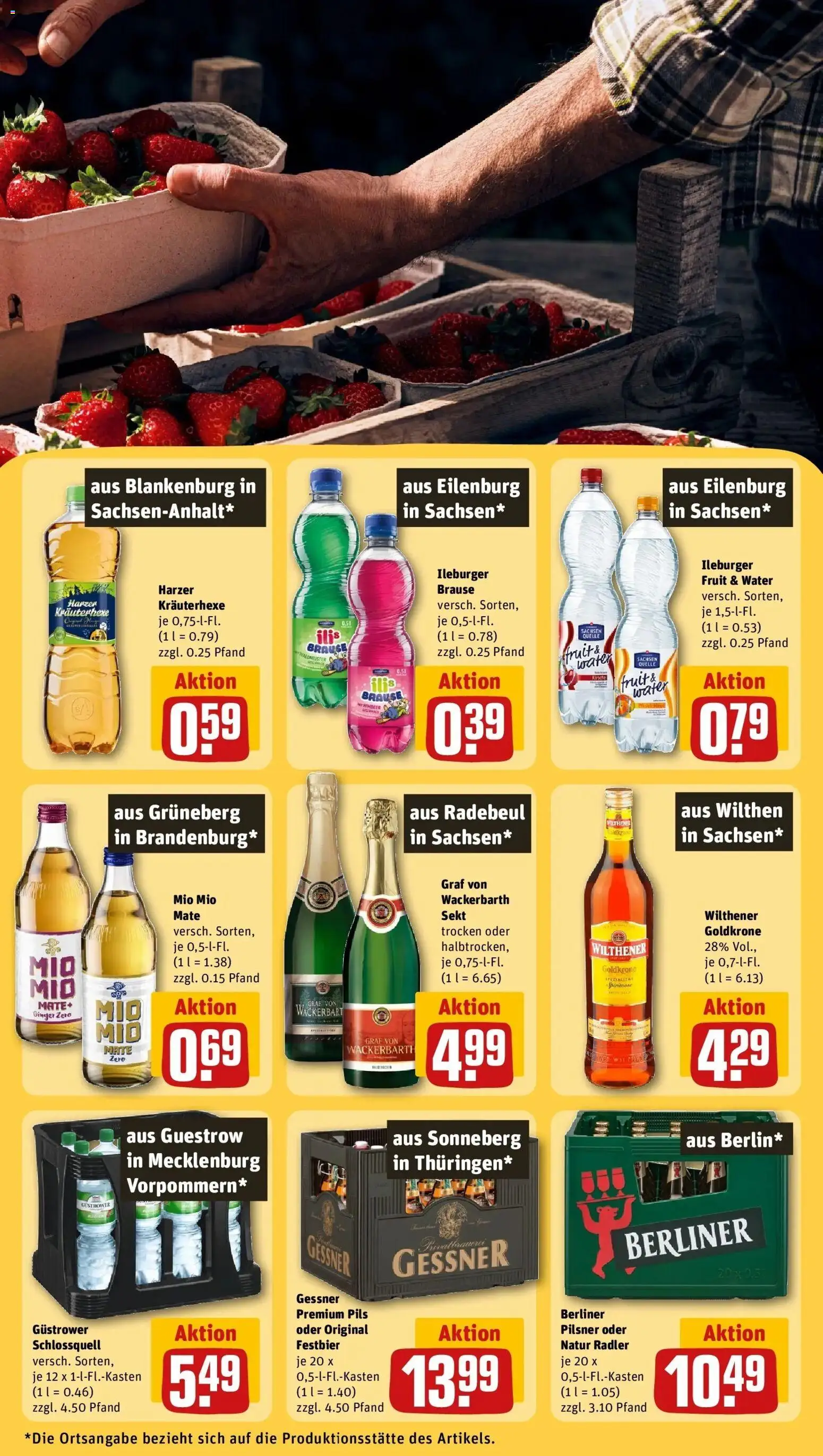 Rewe Prospekt Rostock	 – gültig ab 27.04.2026 | Seite: 23 | Produkte: Sekt, Pils, Mio mio mate, Radler