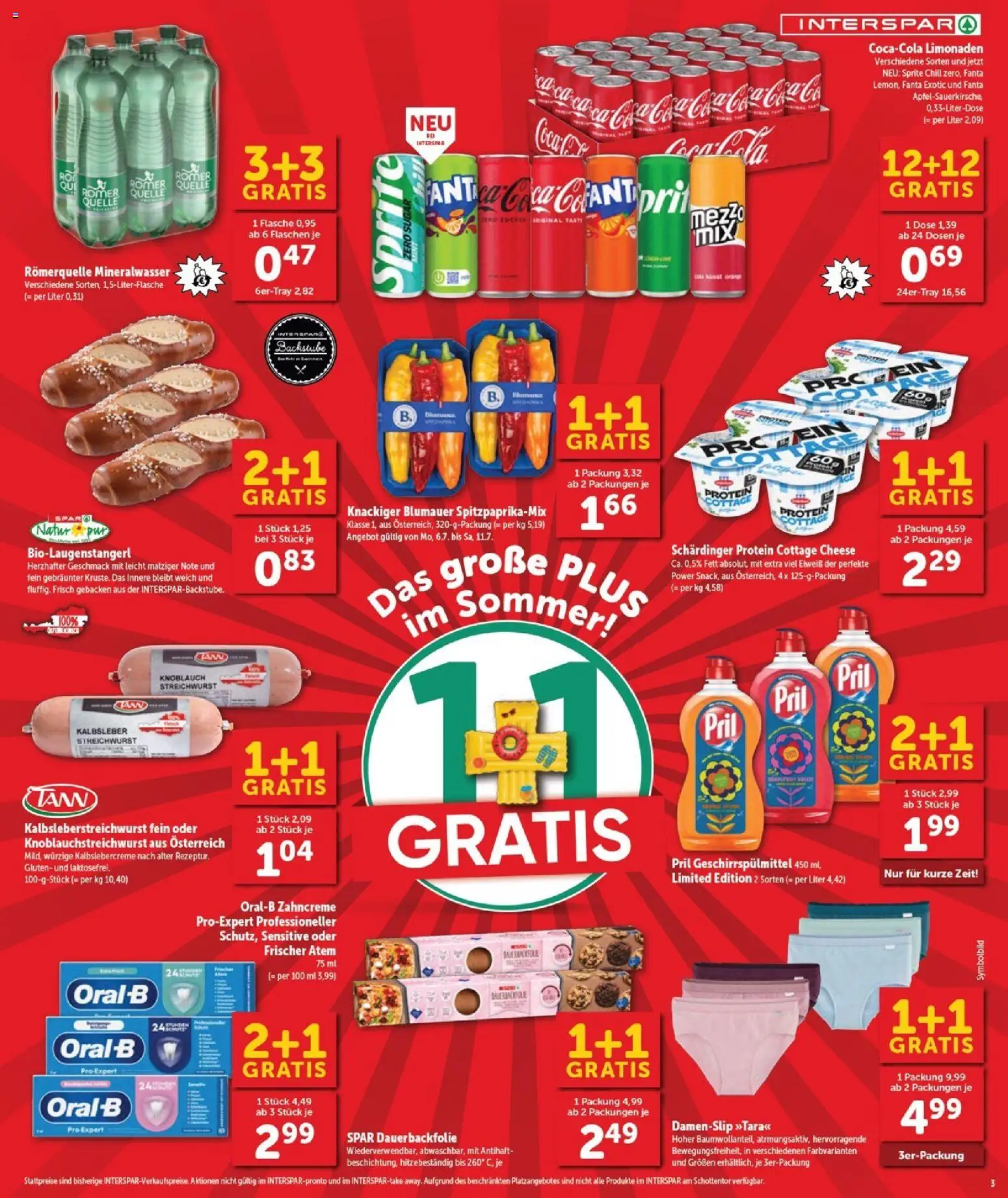 Interspar Flugblatt - Burgenland Sued gültig ab 09.07.2026 | Seite: 4 | Produkte: Geschirrspülmittel, Knoblauch