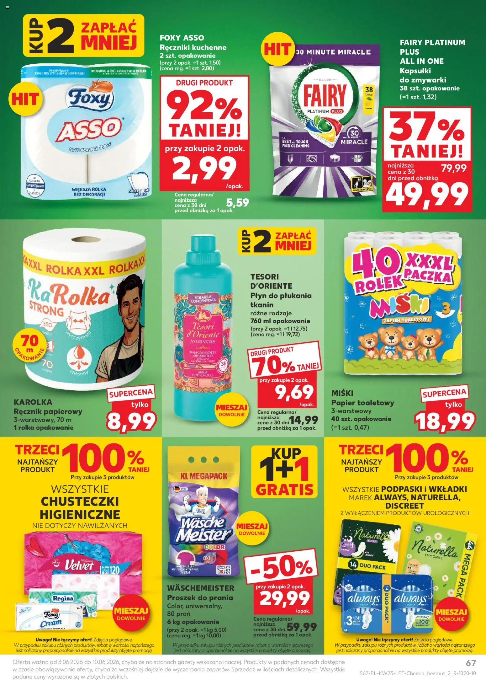Kaufland Polsko leták od 03.06.2026 | Strana: 67 | Produkty: Velvet