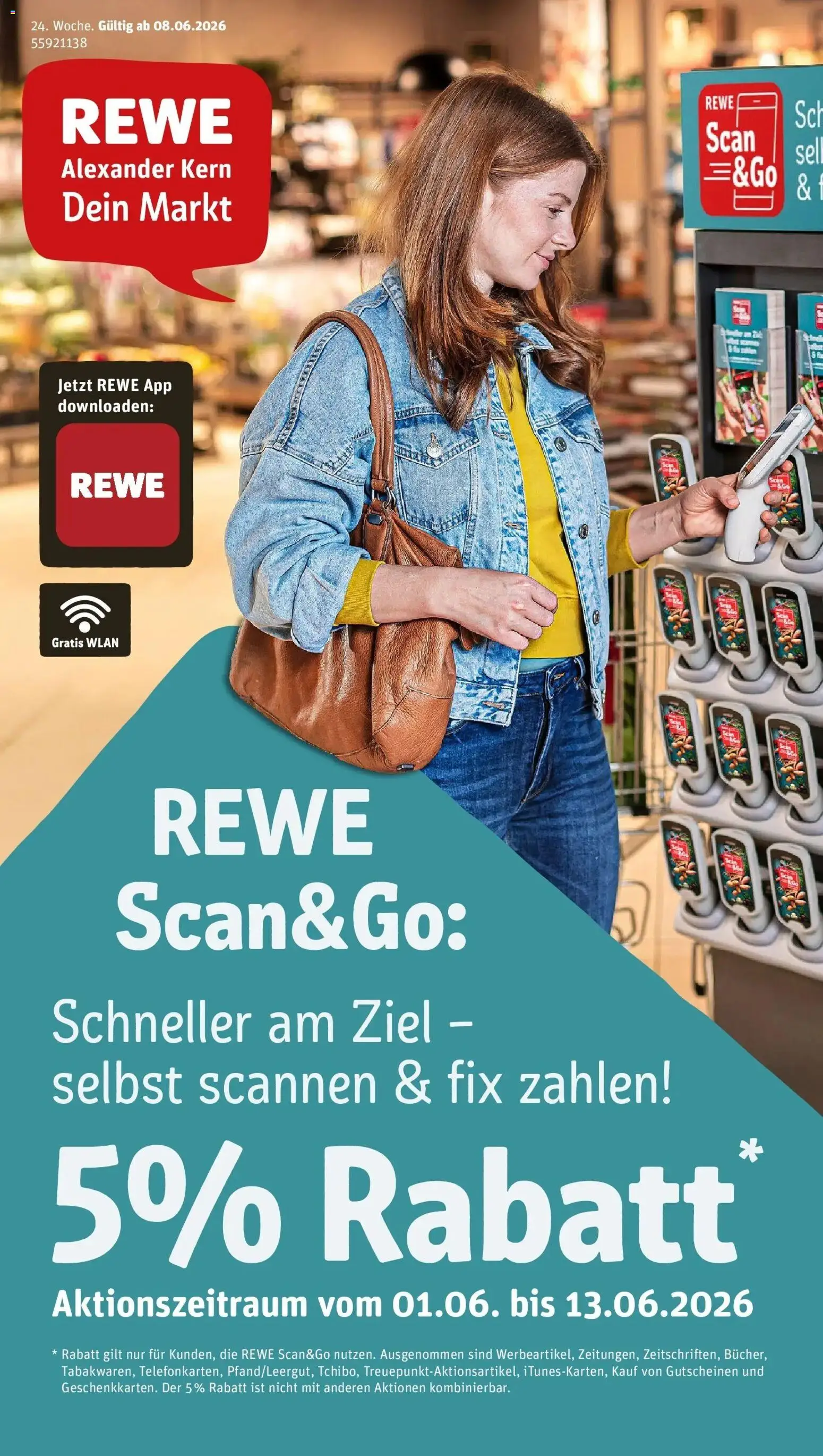 Rewe Prospekt Hattersheim / Okriftel – gültig ab 08.06.2026 | Seite: 1