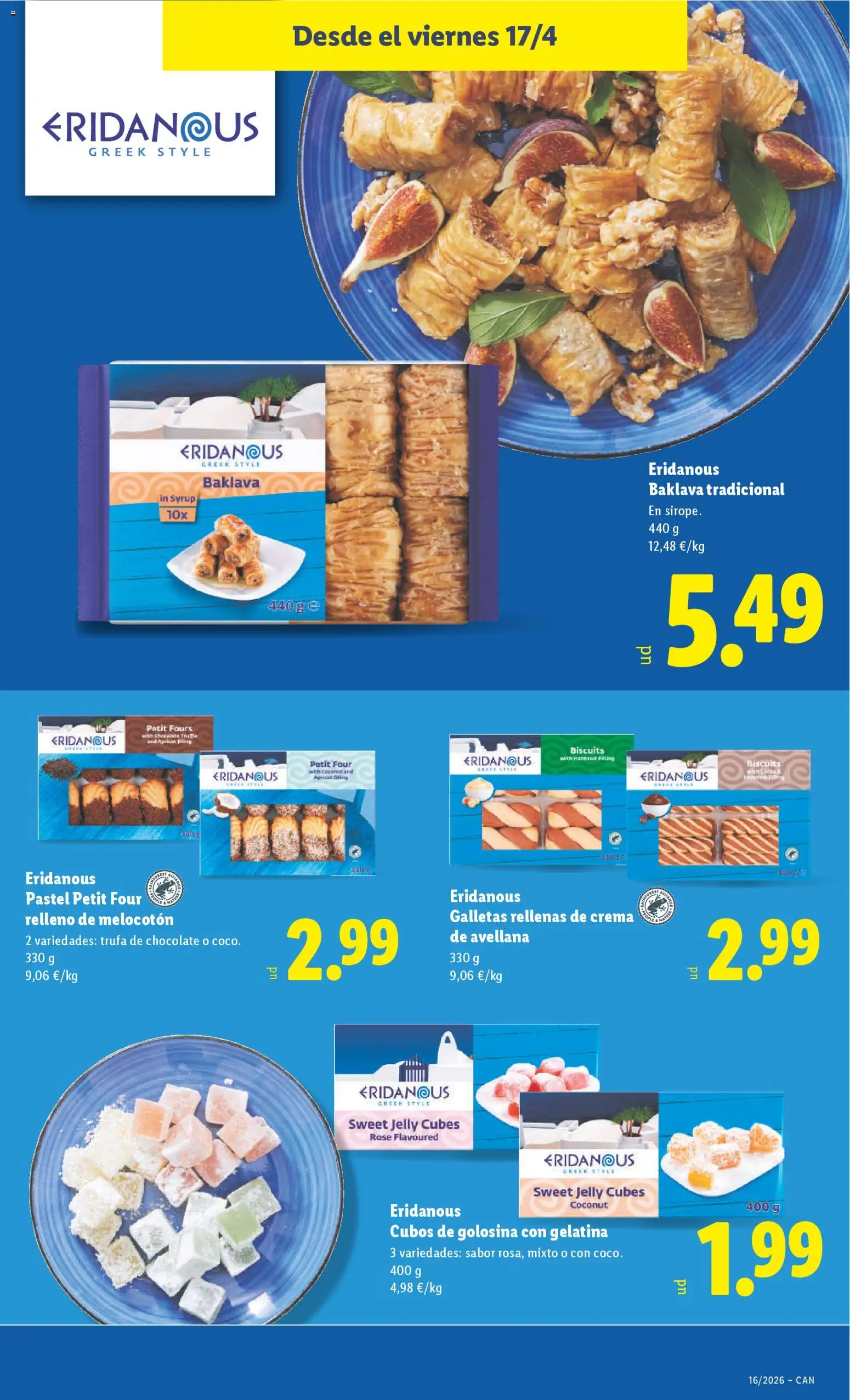 Lidl Canarias │ válido desde el 13.04.2026 | Página: 31 | Productos: Gelatina, Crema, Galletas, Galletas rellenas