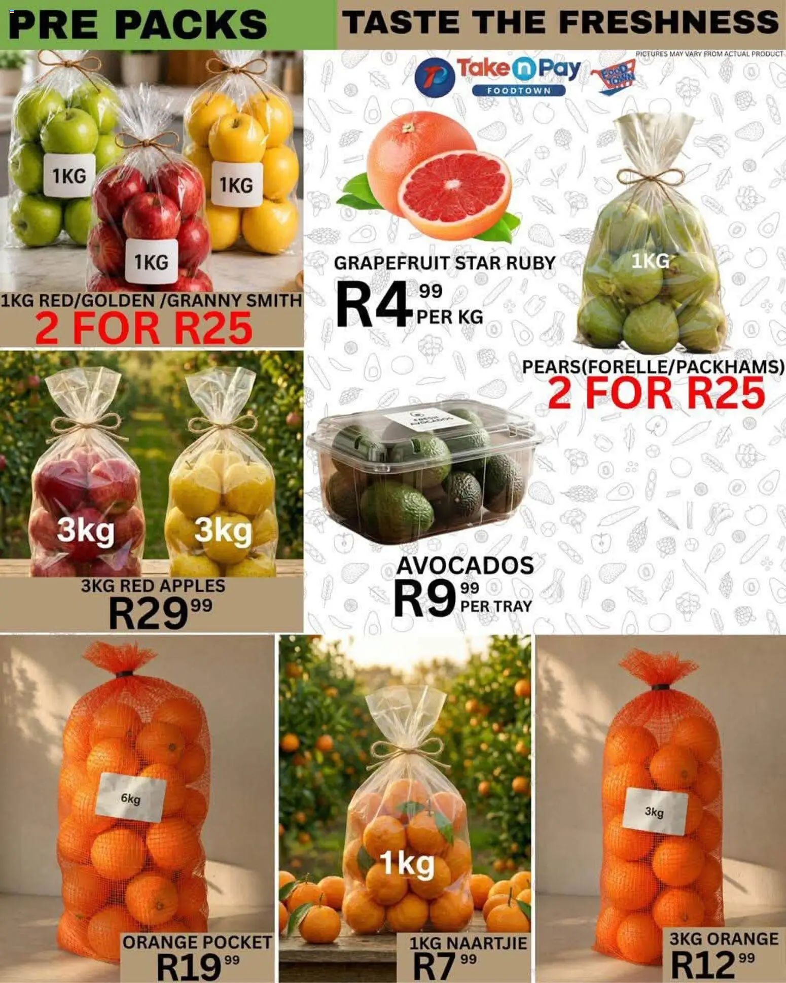 New Take n Pay catalogue – valid from 01/09/2026 | Page: 13 | Products: Tray, Apples, Avocados, Grapefruit
