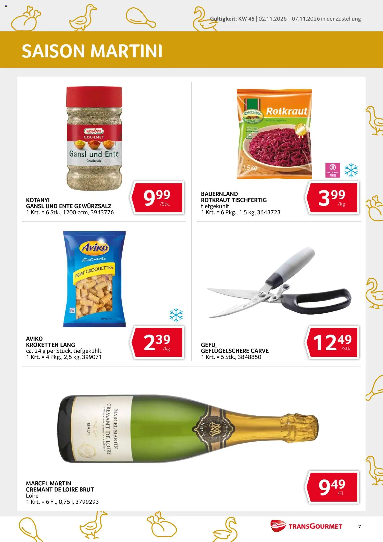 Transgourmet Flugblatt gültig ab 02.11.2026 | Seite: 7