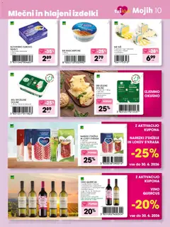 Tuš katalog akcije – veljaven od 03.04.2026 | Stran: 7 | Izdelki: Gauda, Maslo, Sir, Vino