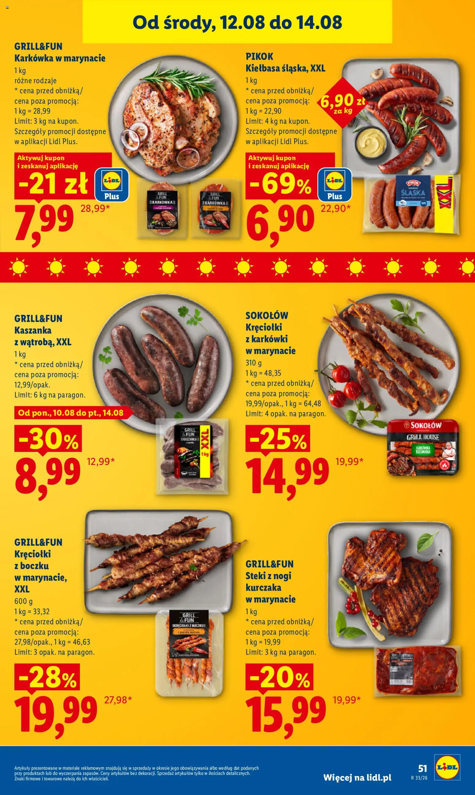 Lidl Polsko leták od 12.08.2026 | Strana: 51 | Produkty: Pikok