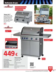 Vista previa Bauhaus Barbacoas válido desde el 15.05.2026 | Página: 13 | Productos: Barbacoa, Quemador, Parrilla, Termómetro