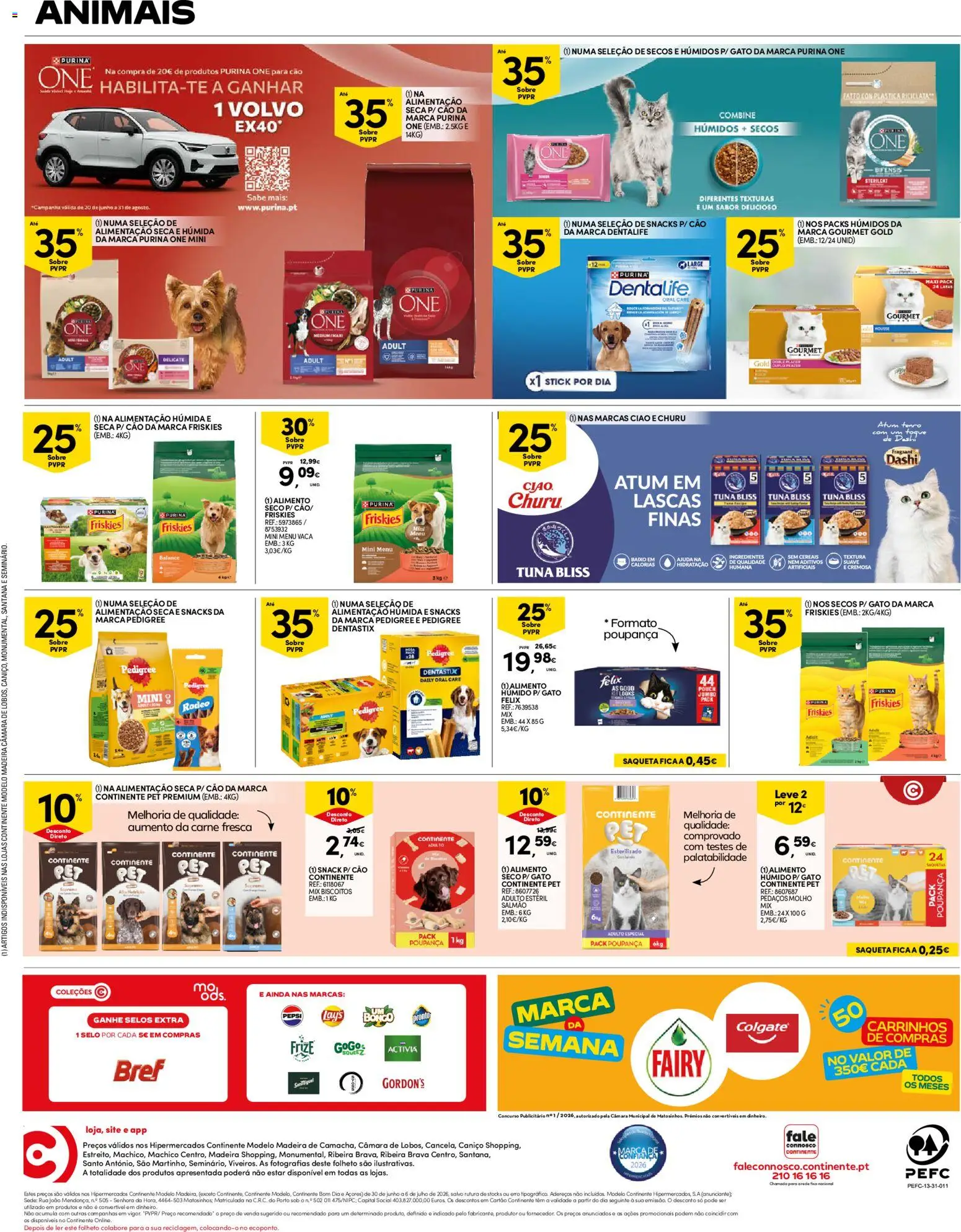 Continente Madeira │ válido de 30/06/2026 | Página: 24 | Produtos: Atum, Salmão, Carne, Cereais