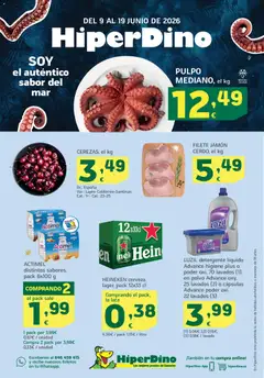 Vista previa HiperDino folleto válido desde el 09.06.2026