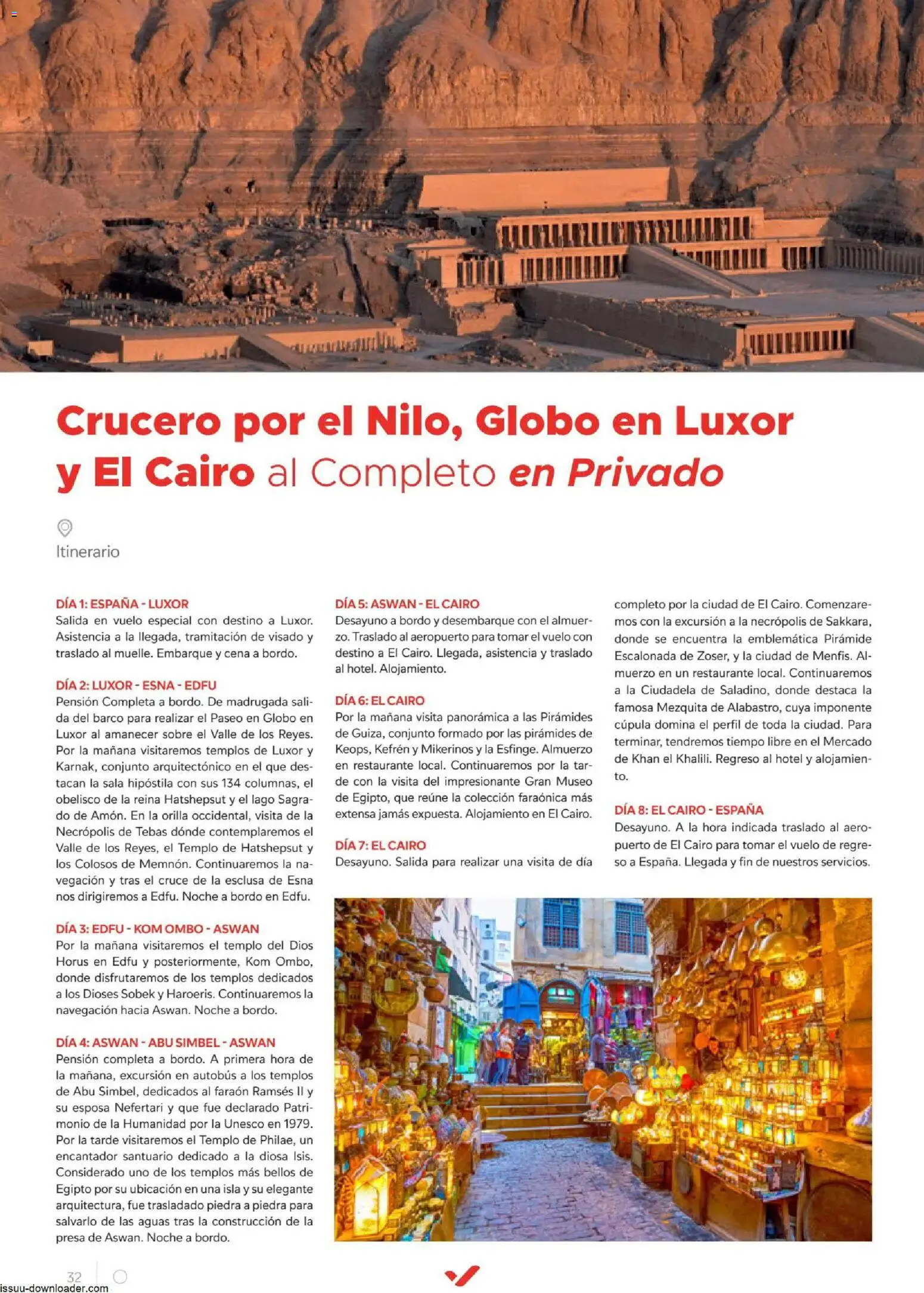 Halcón Viajes Egípto │ válido desde el 06/07/2026 | Página: 32 | Productos: Navegación