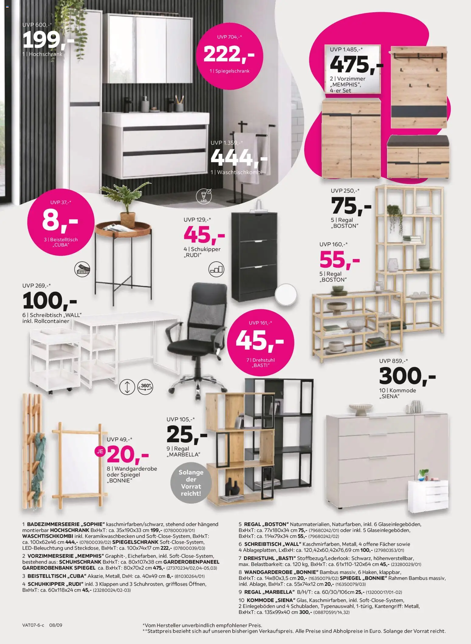 Mömax Prospekt aktuell gültig ab 16.06.2026 | Seite: 8 | Produkte: Kommode, Regal, Spiegel