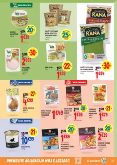 E.leclerc katalog akcije – veljaven od 13.05.2026 | Stran: 17 | Izdelki: Narezek, Slanina, Palačinke, Testenine