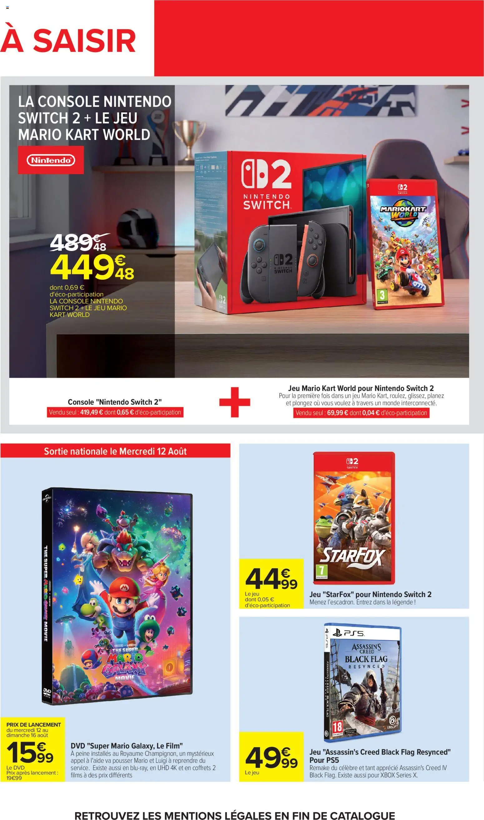 {H1} | Page: 62 | Produits: Xbox, console Nintendo Switch, Assassin's creed, Thé