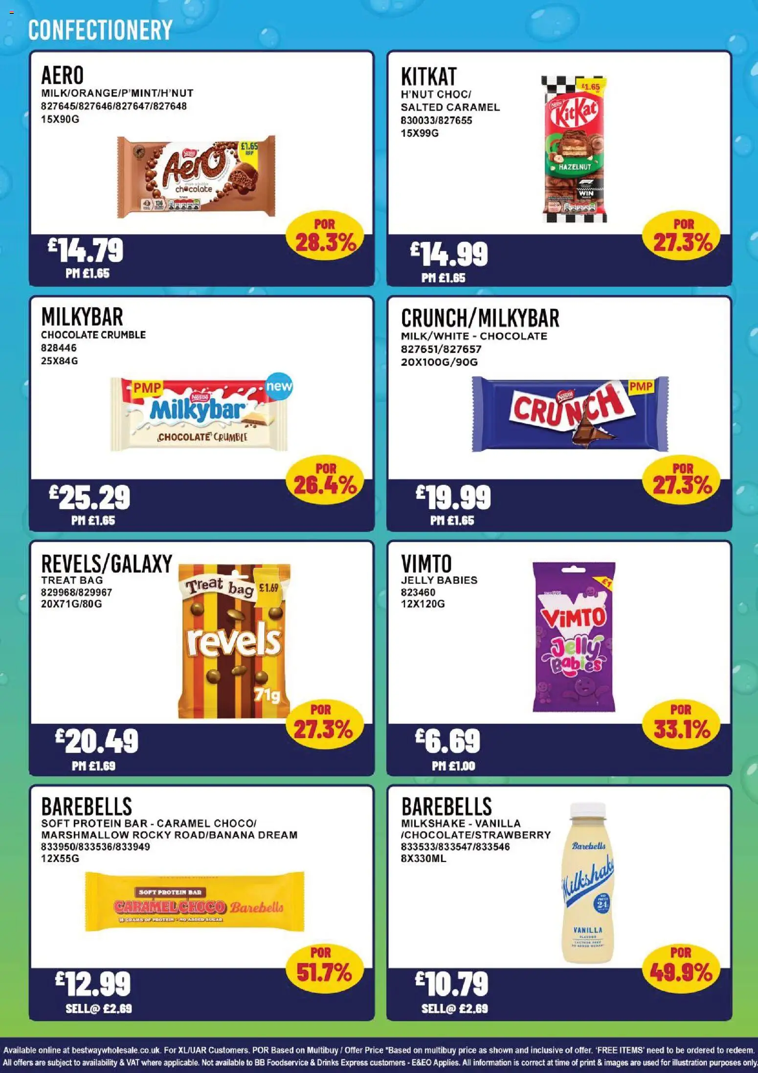{H1} | Page: 8 | Products: Chocolate, Papier carton, Bag, Vanilla