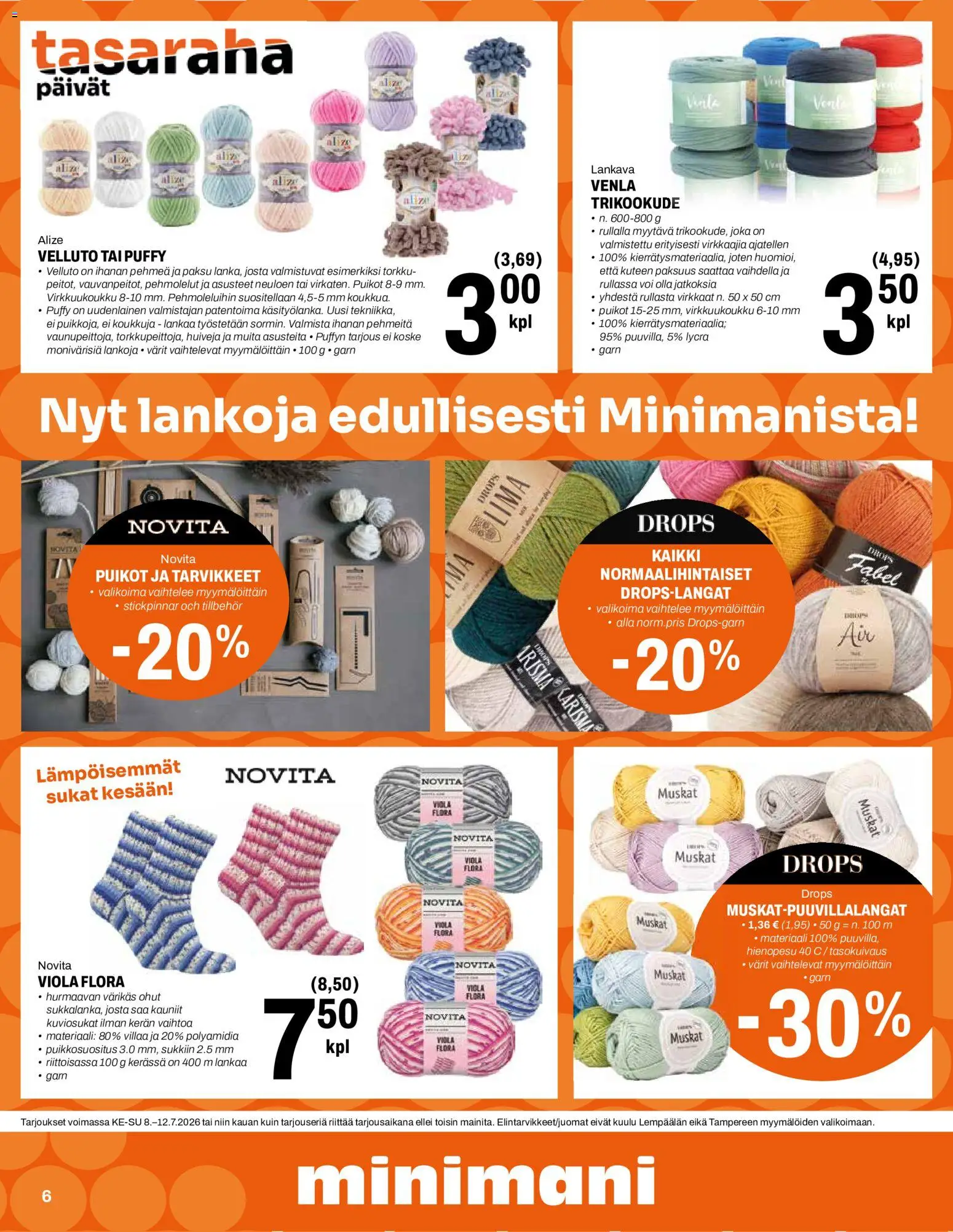 Minimani tarjoukset – voimassa 08/07/2026 alkaen | Sivu: 6