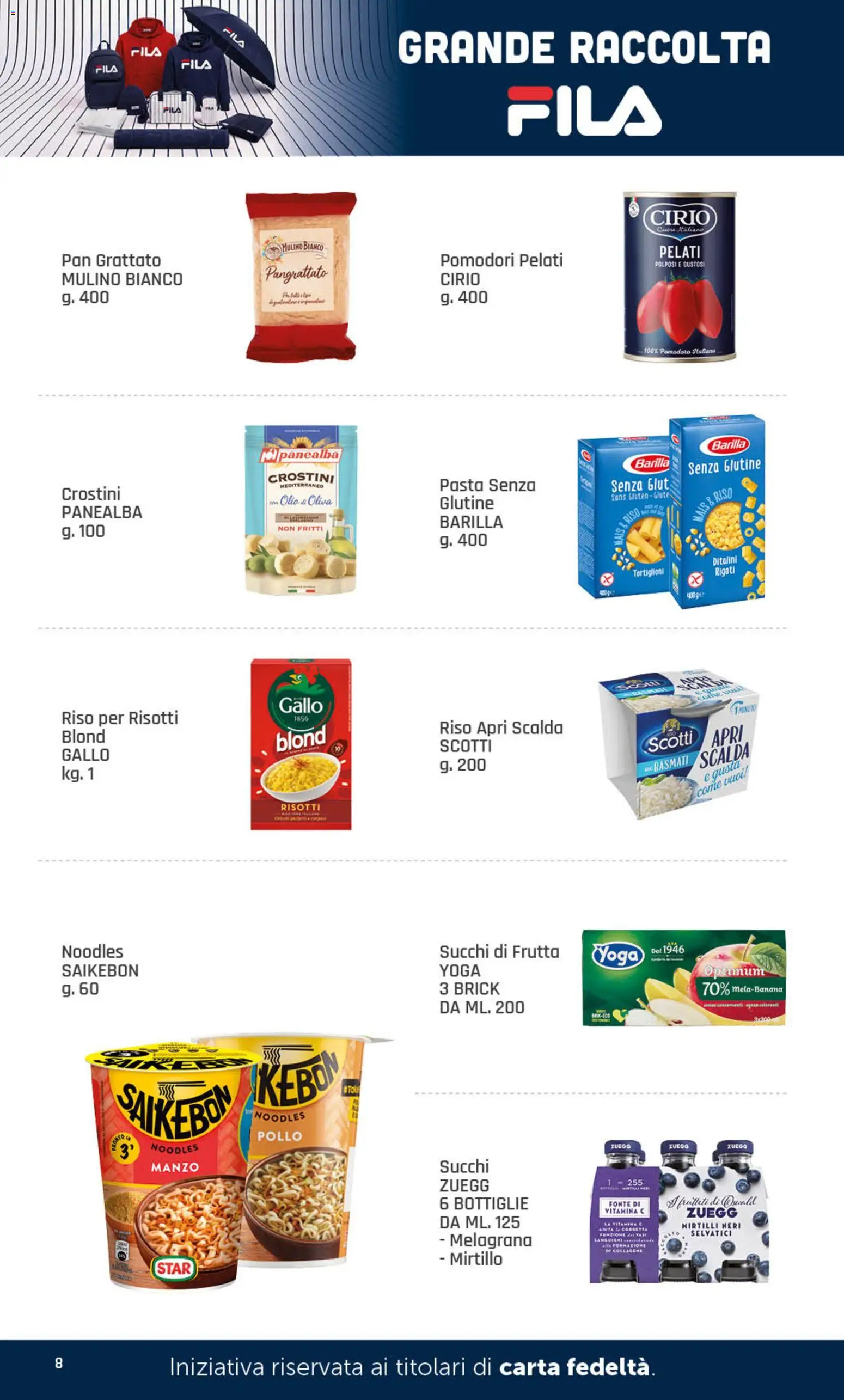 Volantino DOK del 26/10/2026 | Pagina: 8 | Prodotti: Tortiglioni, Pomodori, Pasta, Barilla