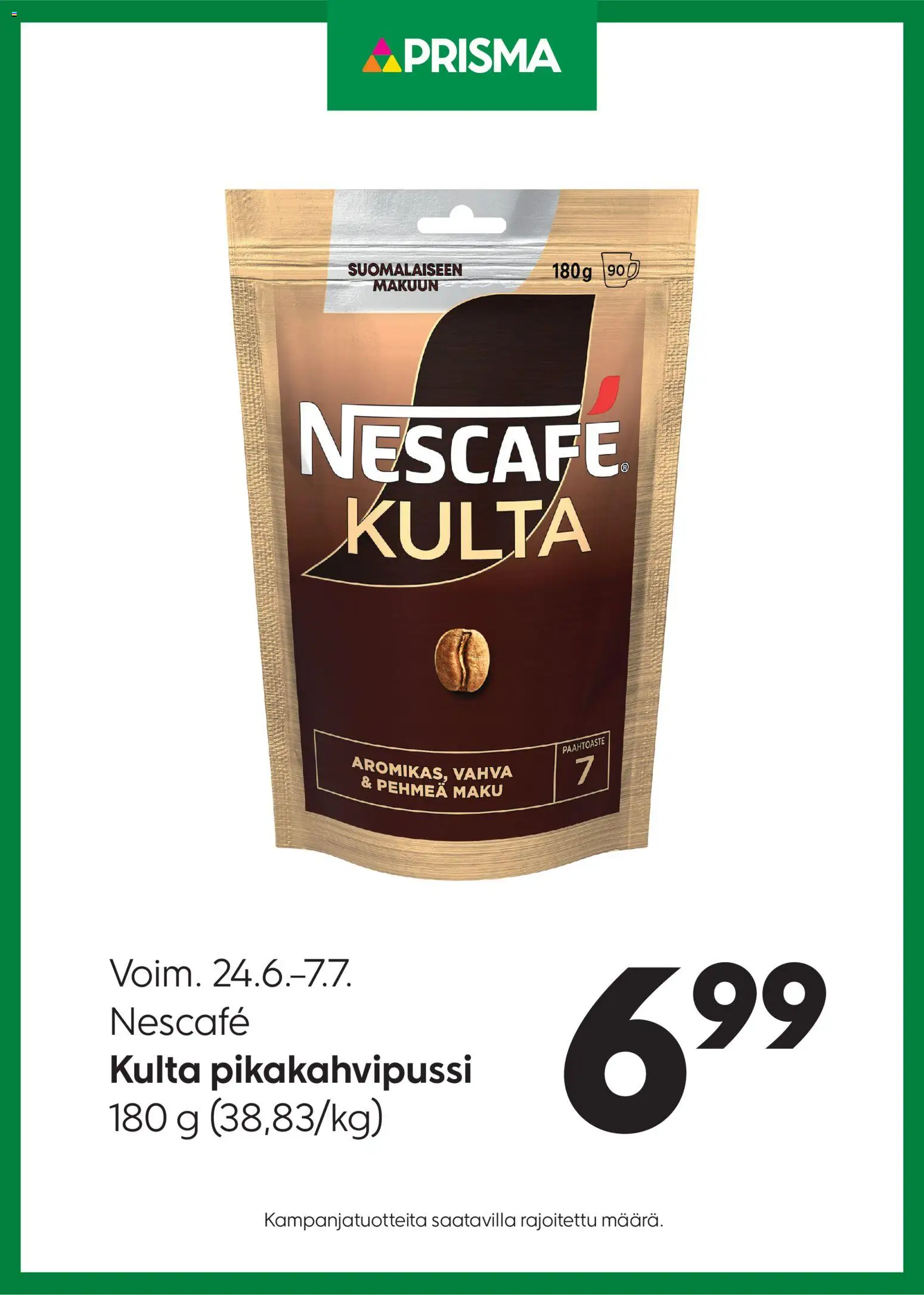 Prisma tarjoukset Nescafé – voimassa 24/06/2026 alkaen | Sivu: 1