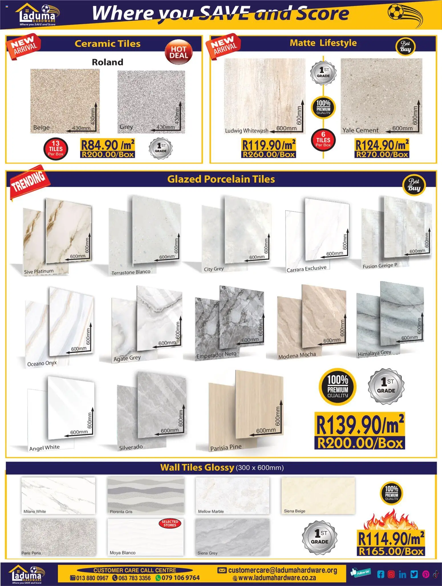 New Laduma Hardware catalogue – valid from 01.04.2026 | Page: 2 | Products: Box, Cement