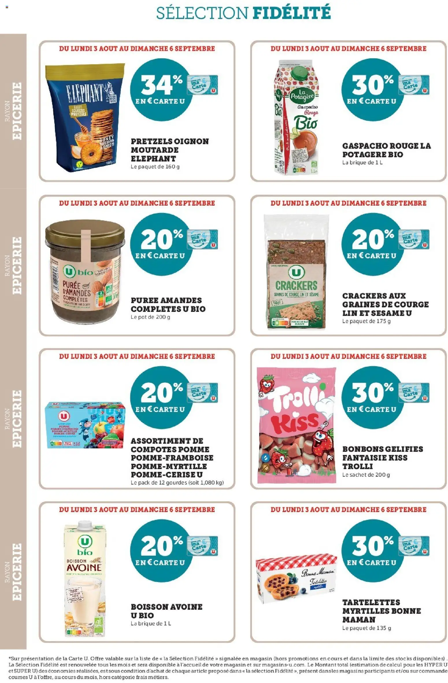{H1} | Page: 18 | Produits: Courge, Moutarde, Bonbons, Amandes