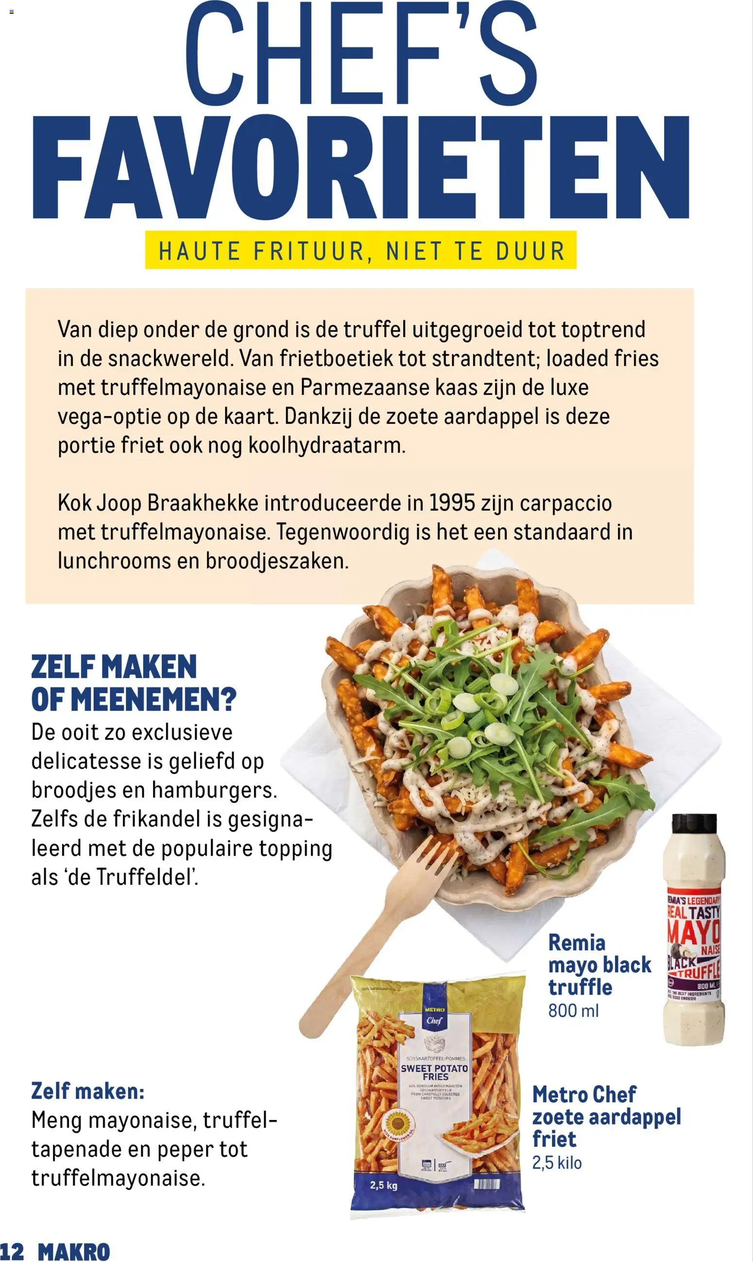 {H1} | Pagina: 12 | Producten: Aardappel, Carpaccio, Peper, Broodjes
