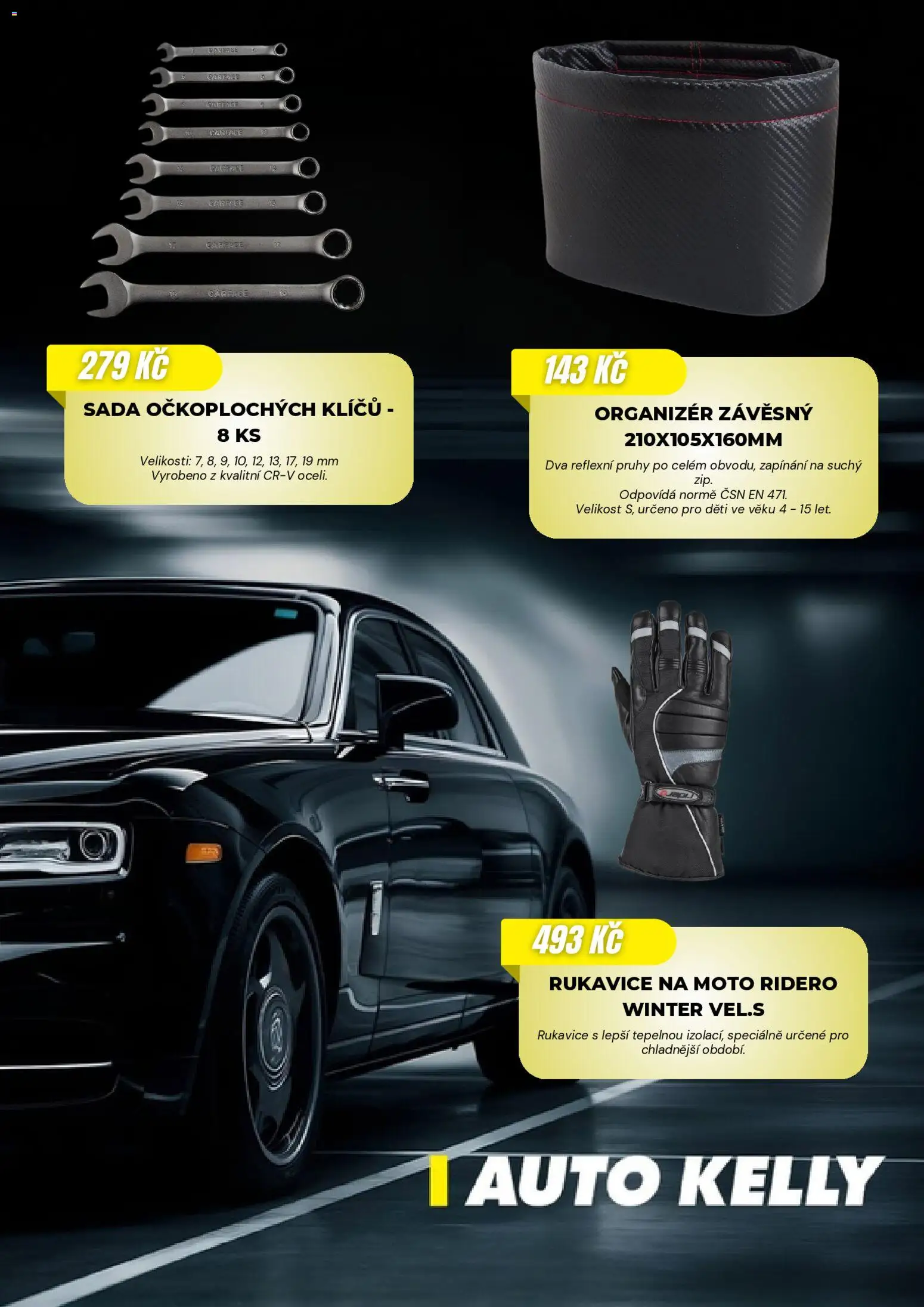 Auto Kelly leták od 02.09.2026 | Strana: 4 | Produkty: Organizér, Rukavice