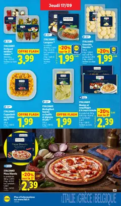 LIDL - Prévisualisation de ITALIAMO Cappelletti au jambon cru, 250 g (1 kg = 7,96 €) valide à partir de 17/09/2026 | Page: 20