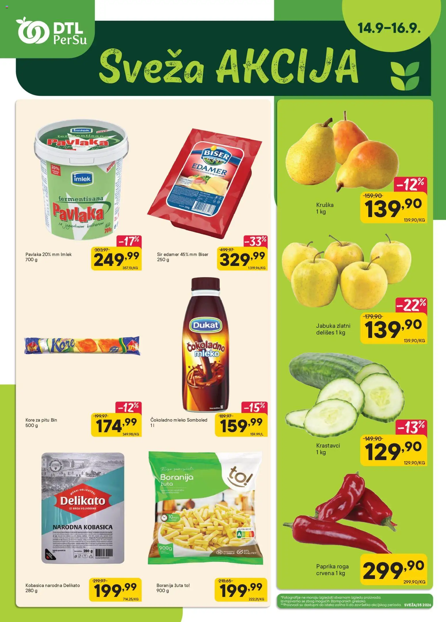 PerSu katalog - važi od 14.09.2026 | Strana: 1