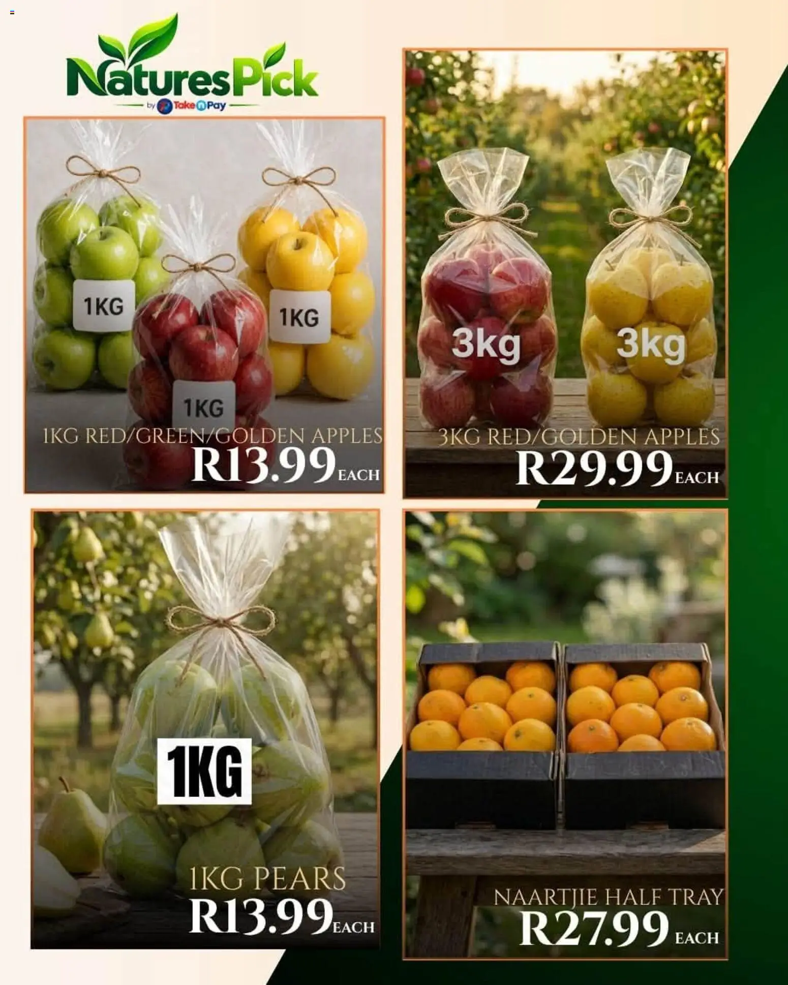 New Take n Pay catalogue – valid from 18/10/2026 | Page: 6 | Products: Pears, Tray, Apples