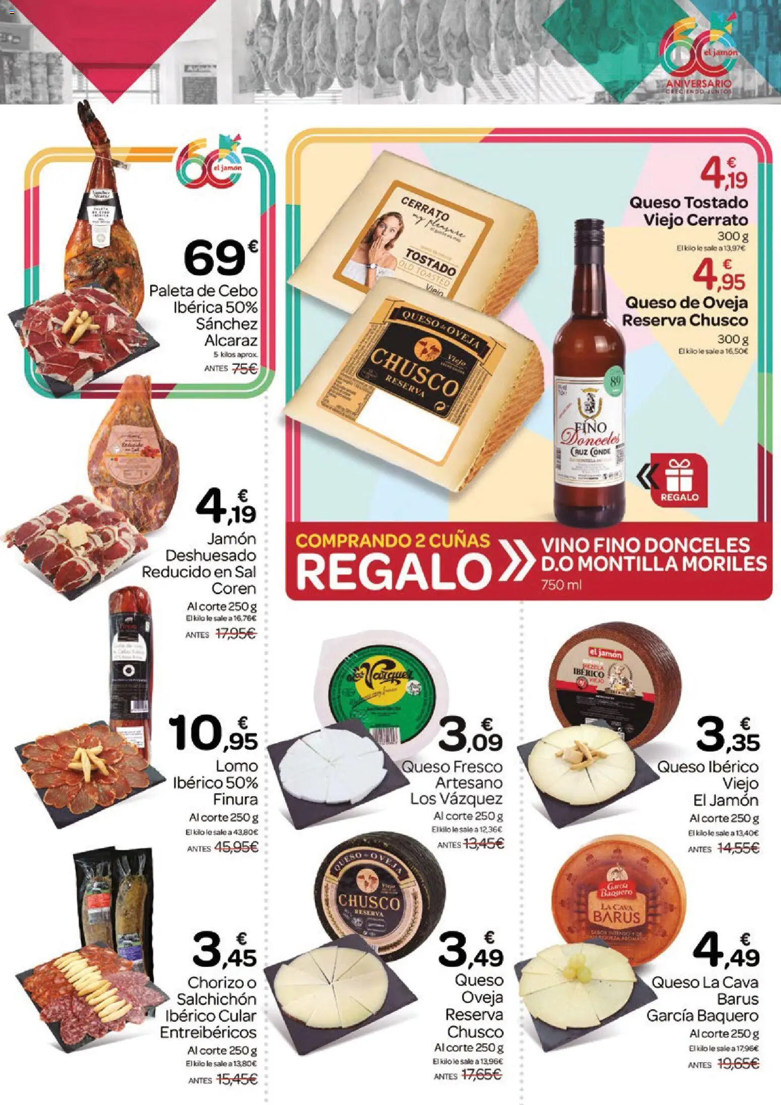 Supermercados El Jamón folleto │ válido desde el 23.04.2026 | Página: 3 | Productos: Queso de oveja, Queso, Queso fresco, Cama