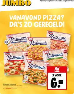 JUMBO folder / publicité - Voorbeeld van een folder van JUMBO, geldig van 16/09/2026