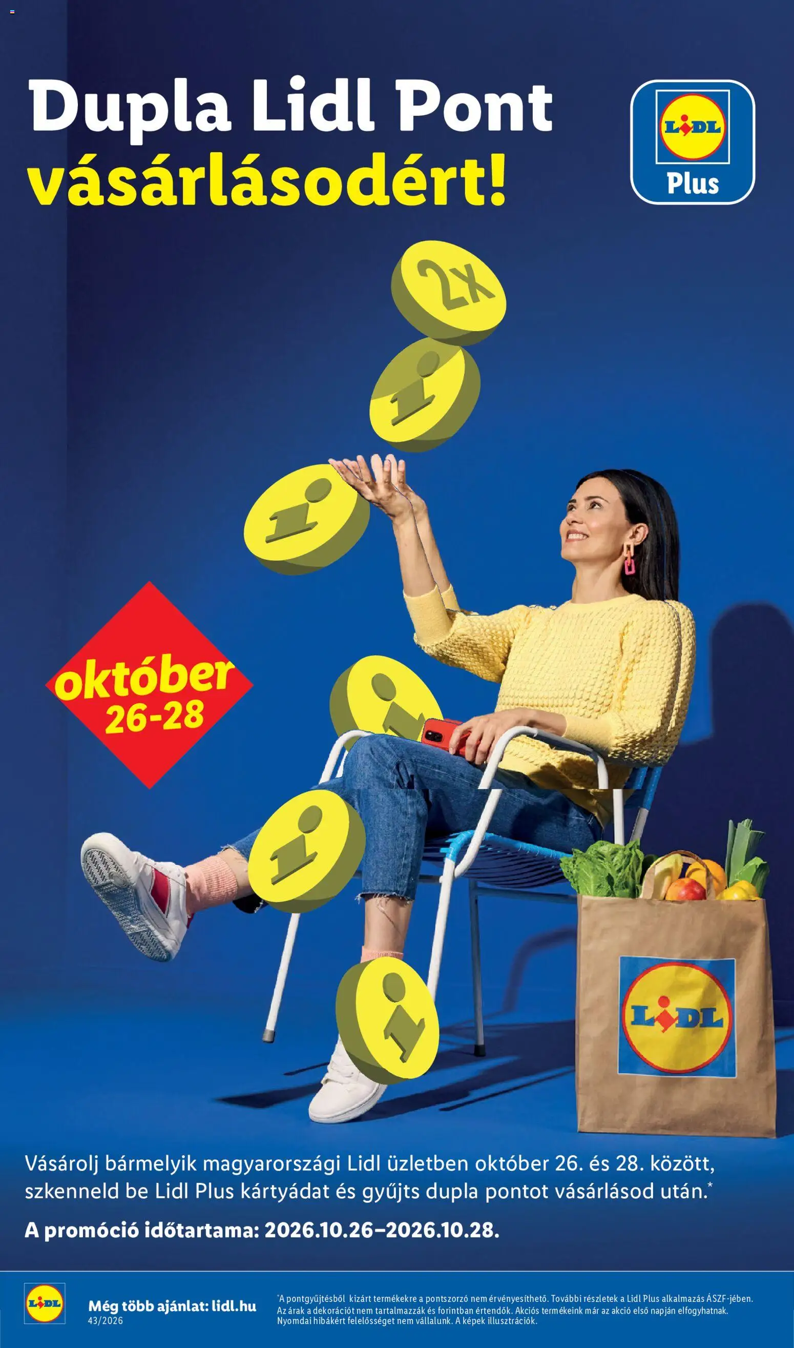 Lidl akciós ujság - amely érvényes a következő dátumtól: 2026.10.22. | Oldal: 2