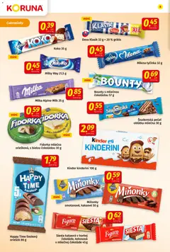 Koruna leták platný od 22.05.2026 | Strana: 8 | Produkty: Kinder, Študentská pečať, Milka