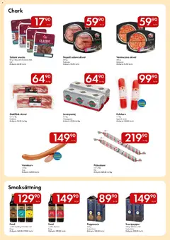 Hypermarkety erbjudanden - Förhandsvisning av reklamblad från butik Hypermarkety aktuell från 18.05.2026 | Sida: 7 | Produkter: Varmkorv, Falukorv, Fond, Salami