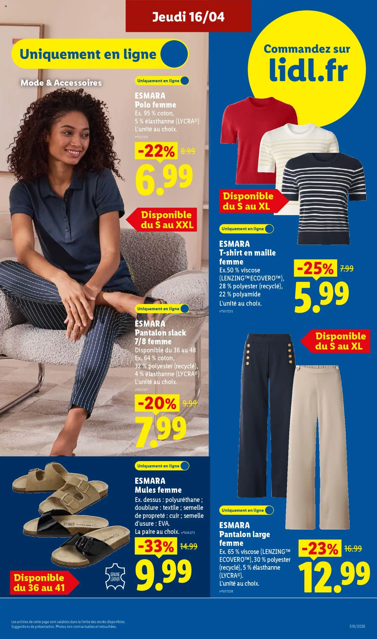 {H1} | Page: 45 | Produits: Polo, T-shirt, Pantalon