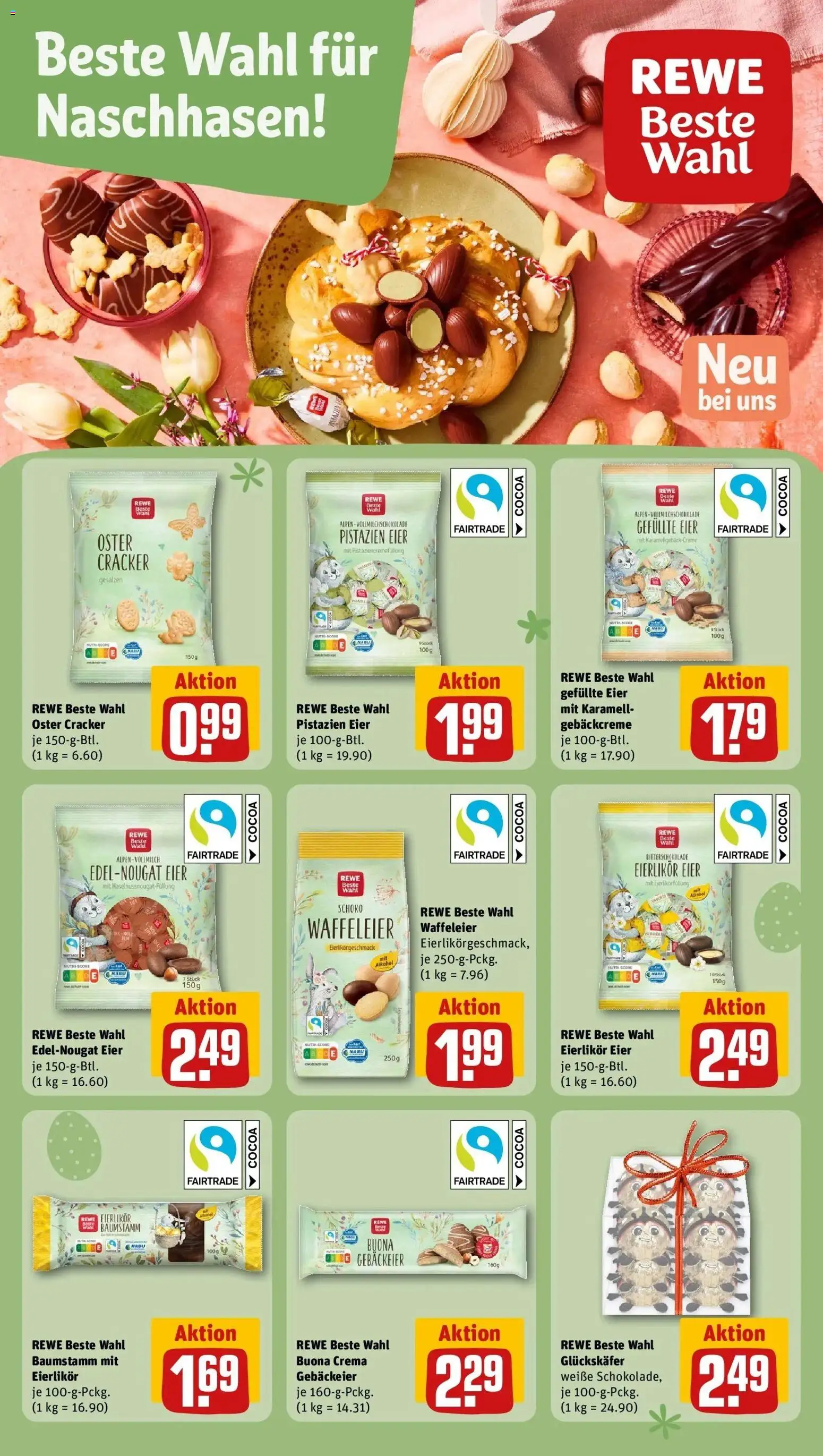 Rewe Prospekt Hohen Neuendorf Ot Bergfelde	 – gültig ab 09.03.2026 | Seite: 18 | Produkte: Eier, Pistazien