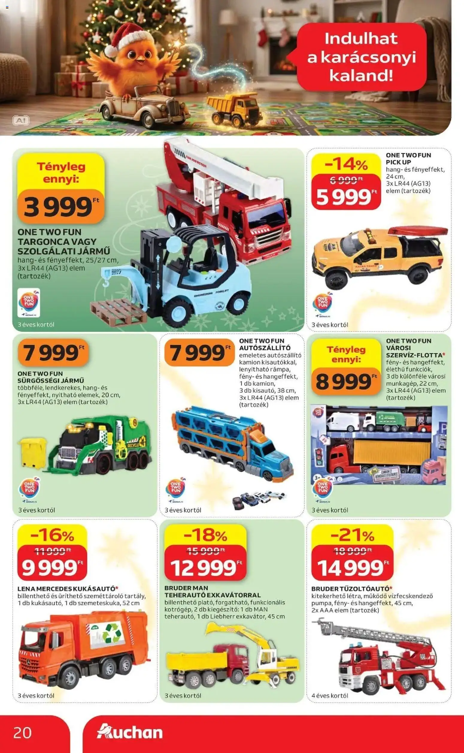Auchan Karácsonyi ajánlataink Kecskemét - 2026.10.22. -tól/töl > akció, lapozható szórólap 🛍️ | Oldal: 20 | Termékek: Pick, Tároló, Elem