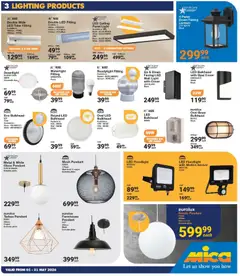 MICA specials catalogue – valid from 05.05.2026 | Page: 3 | Products: Cover, Lantern, Globe, Light