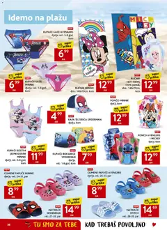 KUPAĆE BOKSERICE SPIDERMAN, dječje, vel.: 1-8 god, kom. Children's swim boxer shorts with Spider-Man and Avengers characters. - Pregled kataloga iz trgovine Konzum, vrijedi od 03.06.2026 | Stranica: 38