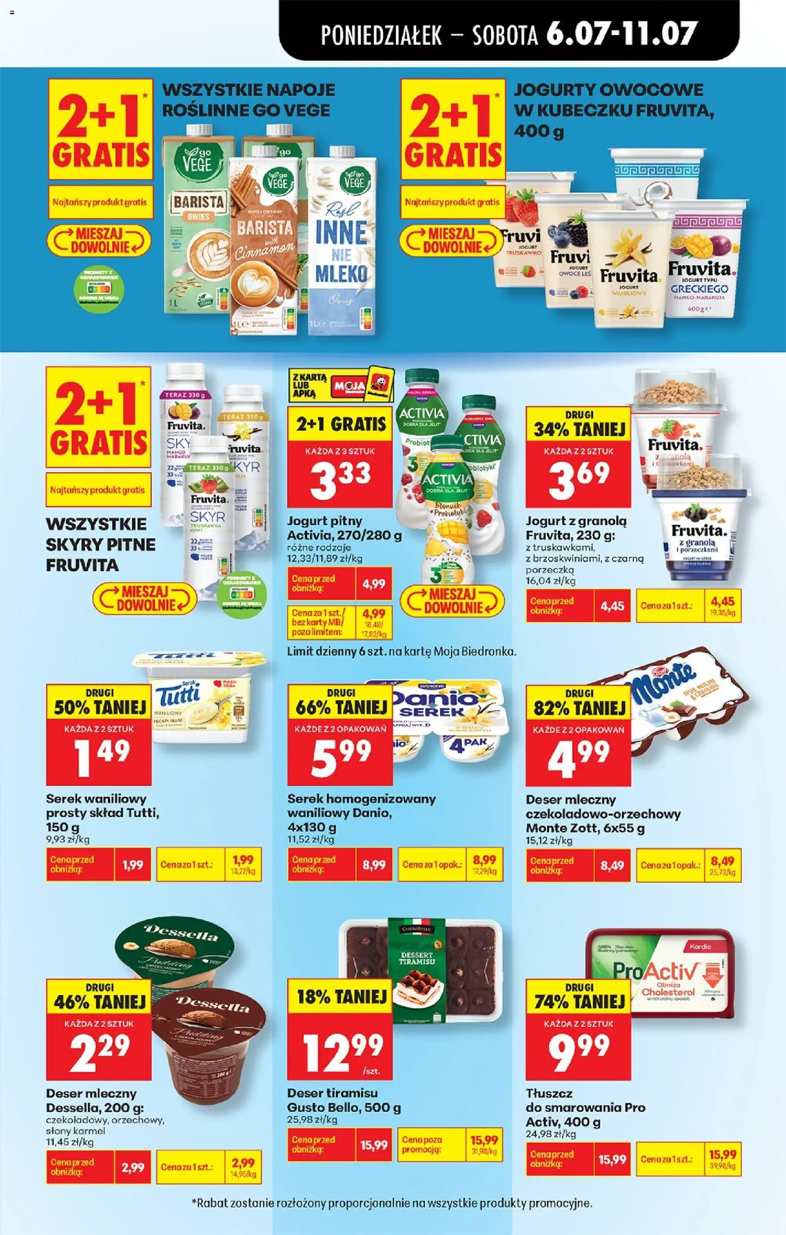 Biedronka Polsko leták od 06.07.2026 | Strana: 39 | Produkty: Granola, Kiwi, Skyr jogurt, Jogurty