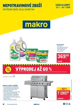 Náhled letáku Makro leták - Nepotravinové zboží od 15.07.2026