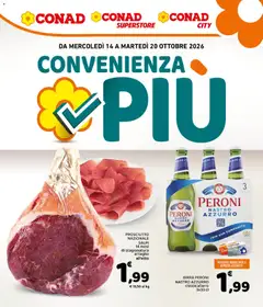 Anteprima del volantino BIRRA PERONI NASTRO AZZURRO classica/zero 3x33 cl, Birra Peroni Nastro Azzurro classica/zero 3x33 cl valido a partire dal 14/10/2026 | Pagina: 1