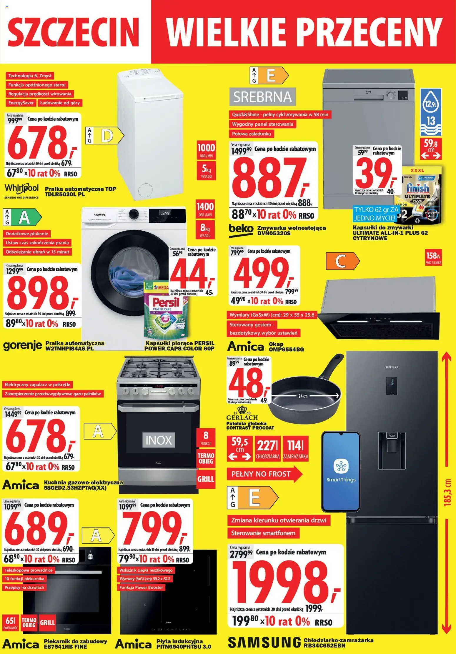 Mediaexpert promocje - Wielkie przeceny Szczecin od 07.05.2026 | Strona: 7 | Produkty: Zamrażarka, Pralka, Piekarnik, Zmywarka