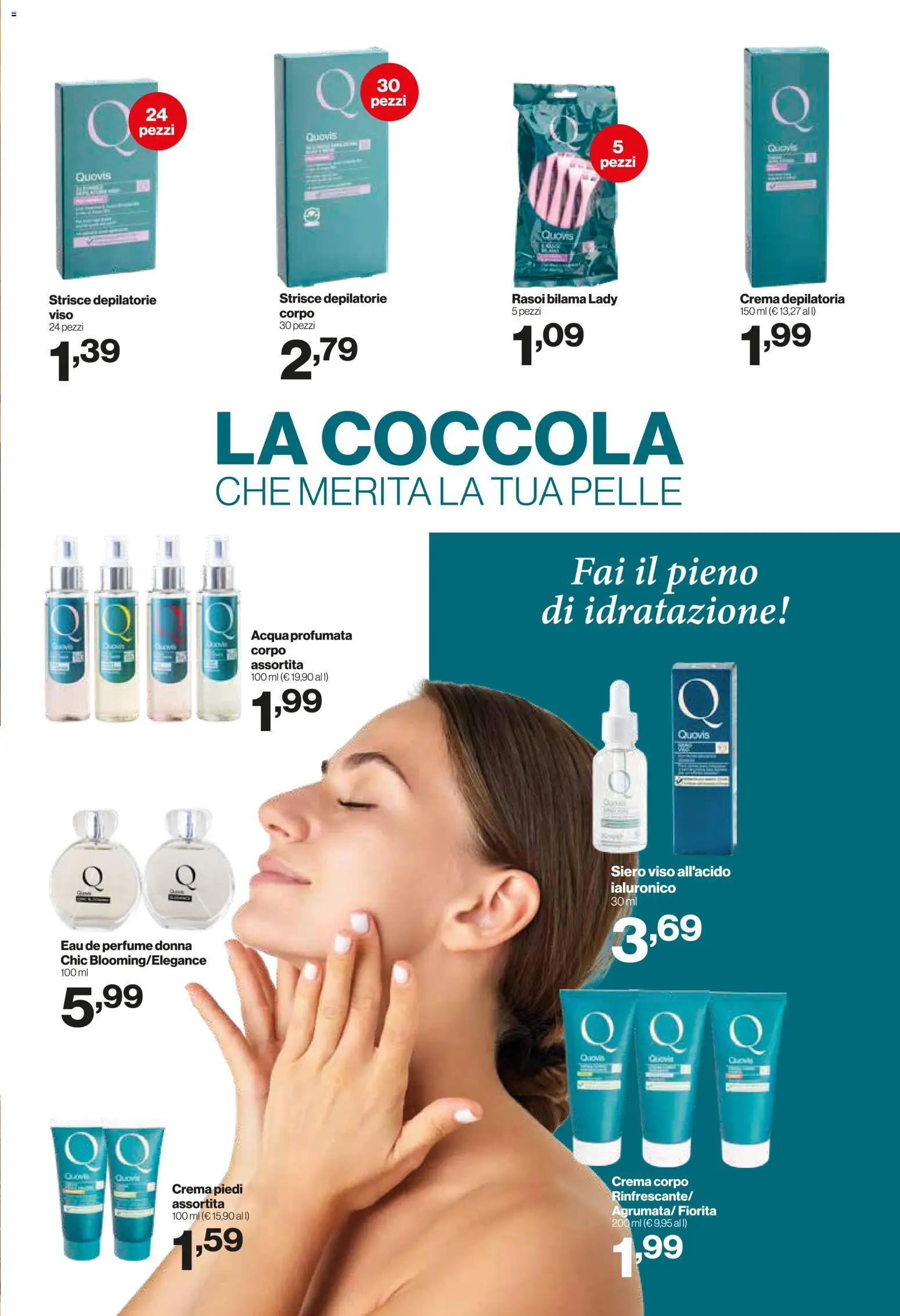 Volantino IN's del 01/07/2026 | Pagina: 13 | Prodotti: Crema, Crema depilatoria, Crema piedi, Acqua