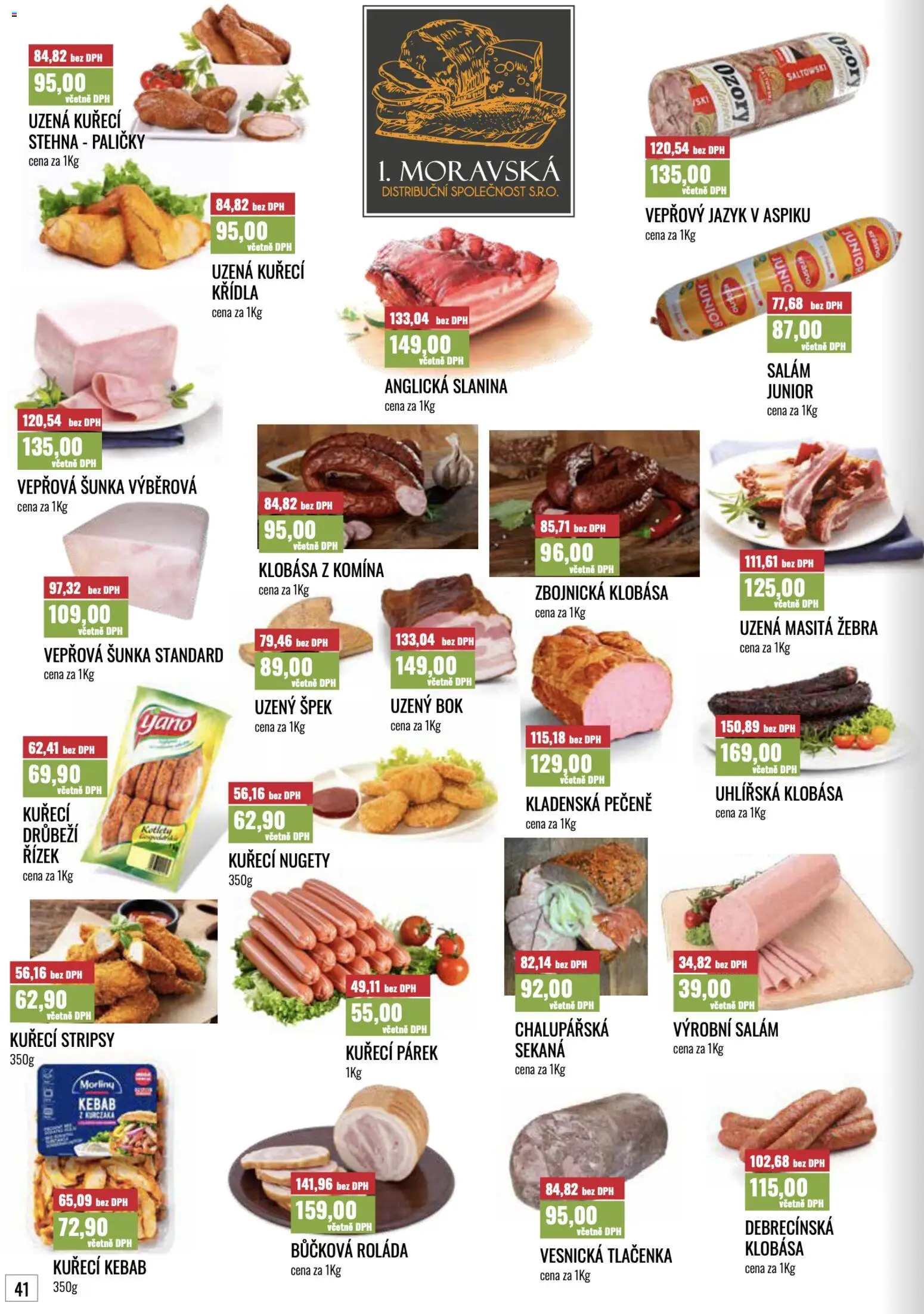 Ratio leták od 01.10.2026 | Strana: 42 | Produkty: Šunka, Kebab, Kuřecí stripsy, Nugety