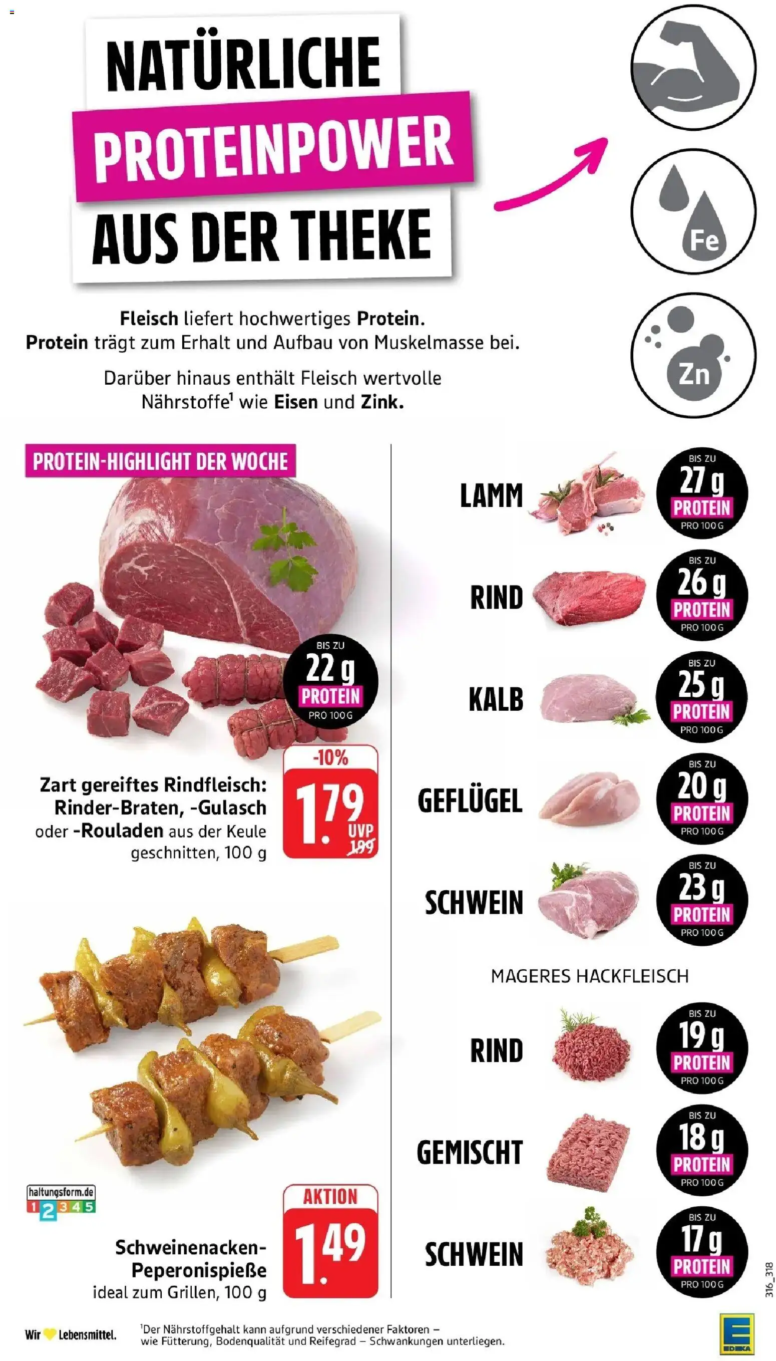 Edeka Prospekt Calw (ab 03.08.2026) » Angebote Online | Seite: 3 | Produkte: Schweinenacken, Rindfleisch, Fleisch, Hackfleisch