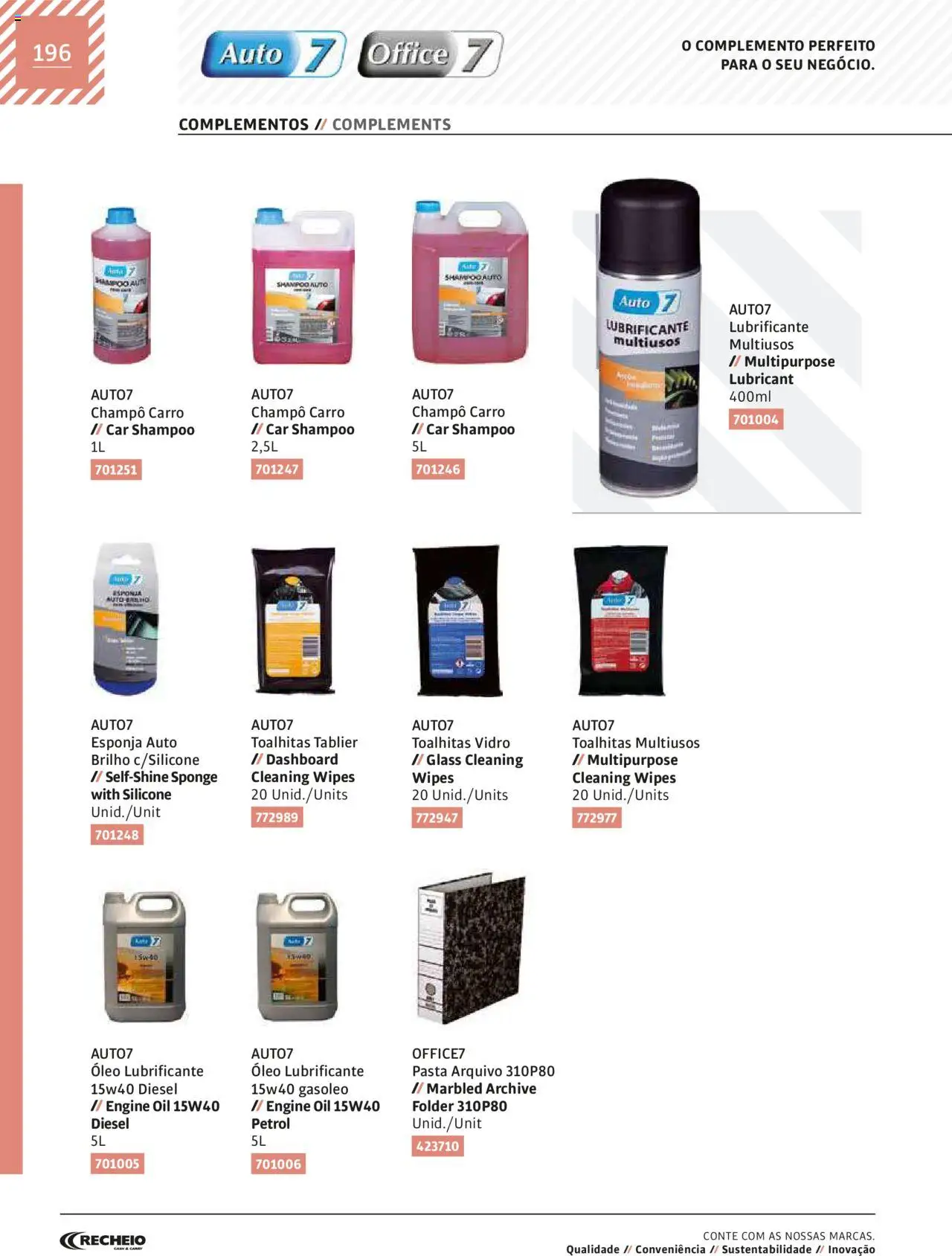 Recheio AS NOSSAS MARCAS │ válido de 19/12/2023 | Página: 196 | Produtos: Esponja, Shampoo, Óleo
