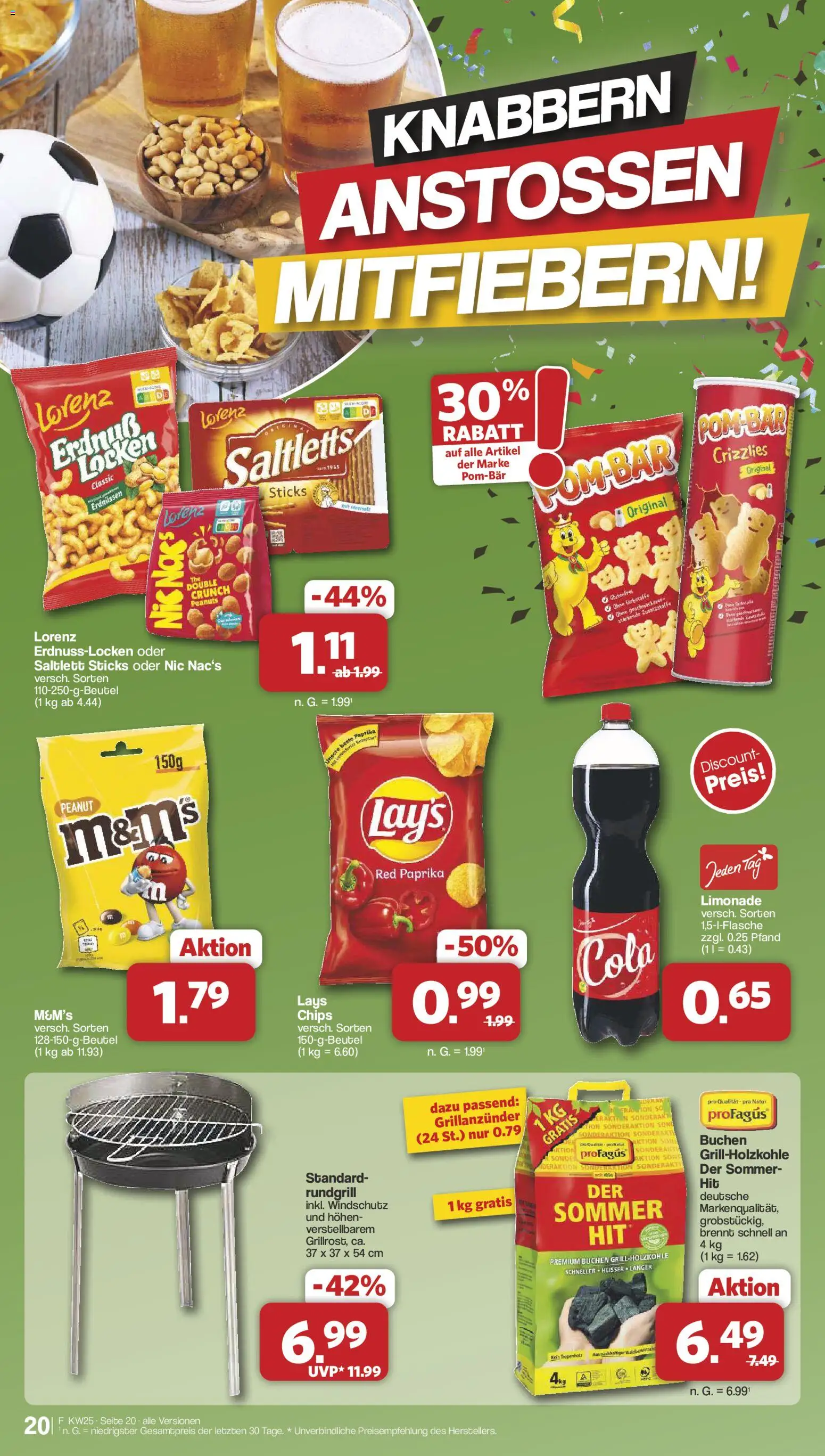 Famila Nordwest Prospekt – gültig ab 15.06.2026 | Seite: 21 | Produkte: Cola, Limonade, M&M's, Paprika