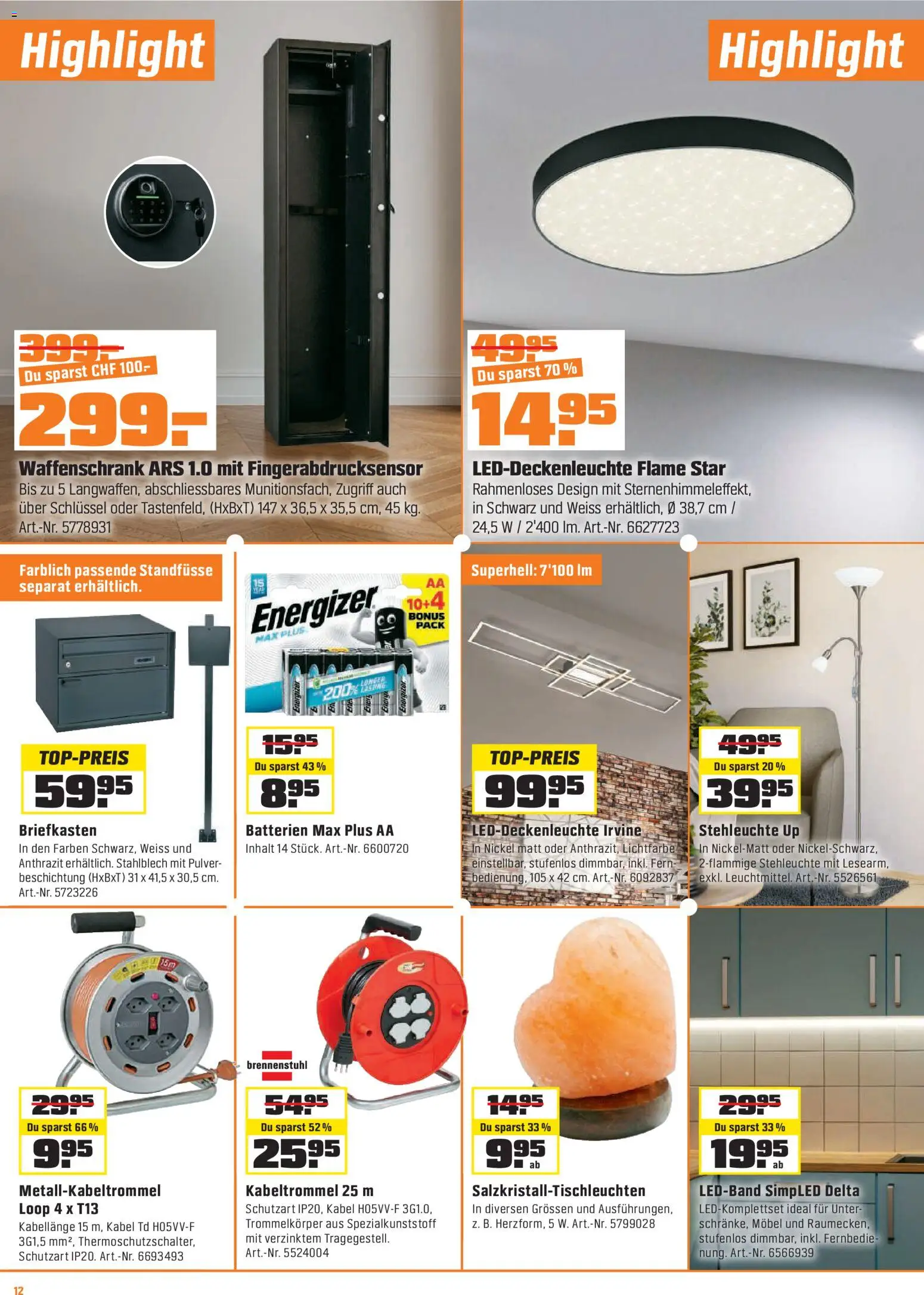 OBI - UNSERE SUPERDEALS! – gültig ab 01.09.2026 | Seite: 12 | Produkte: Pulver, Kabel