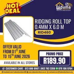Laduma Hardware specials catalogue – valid from 01.06.2026